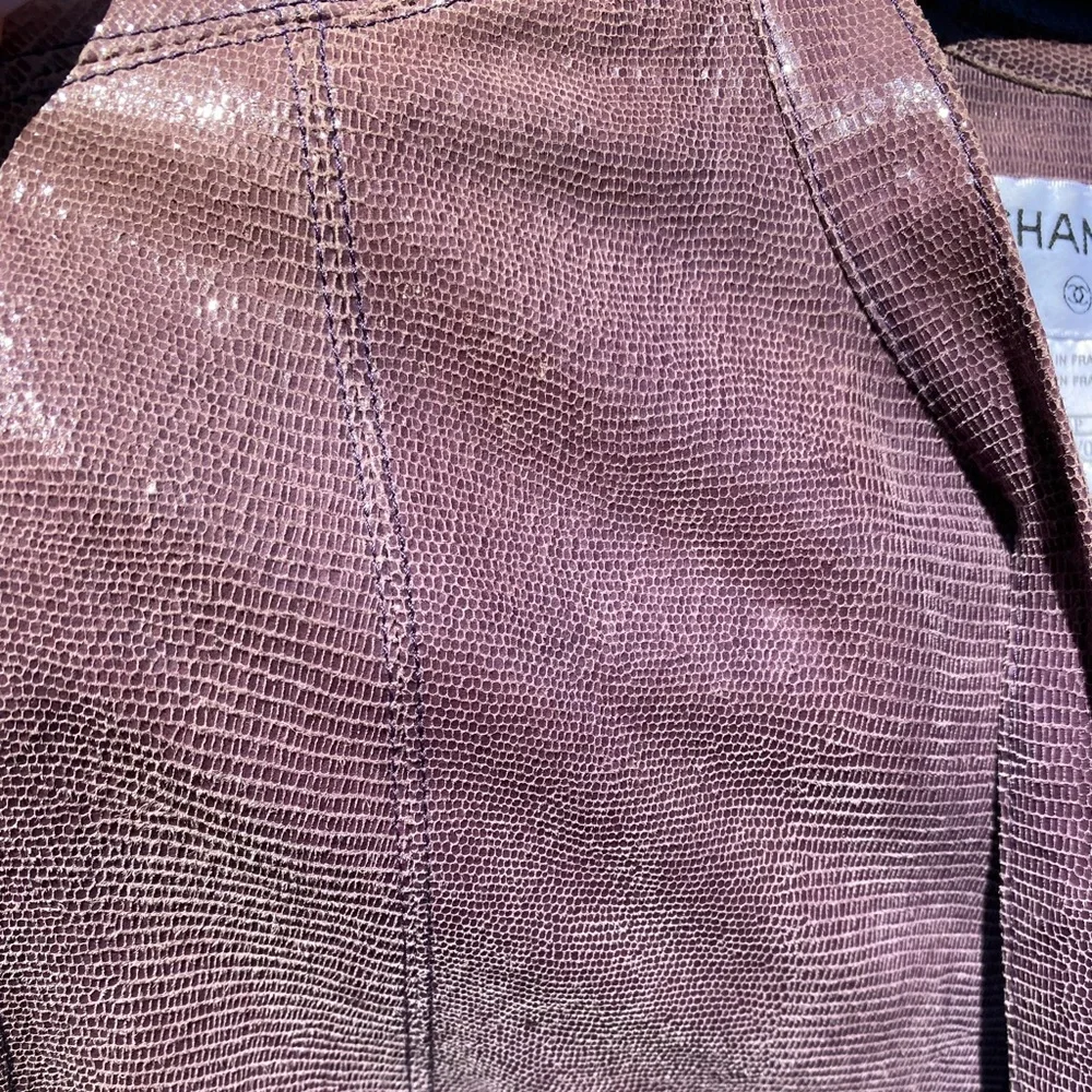 Leather Chanel top - Picture 15 of 15